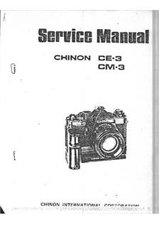 Chinon CM 3 manual. Camera Instructions.